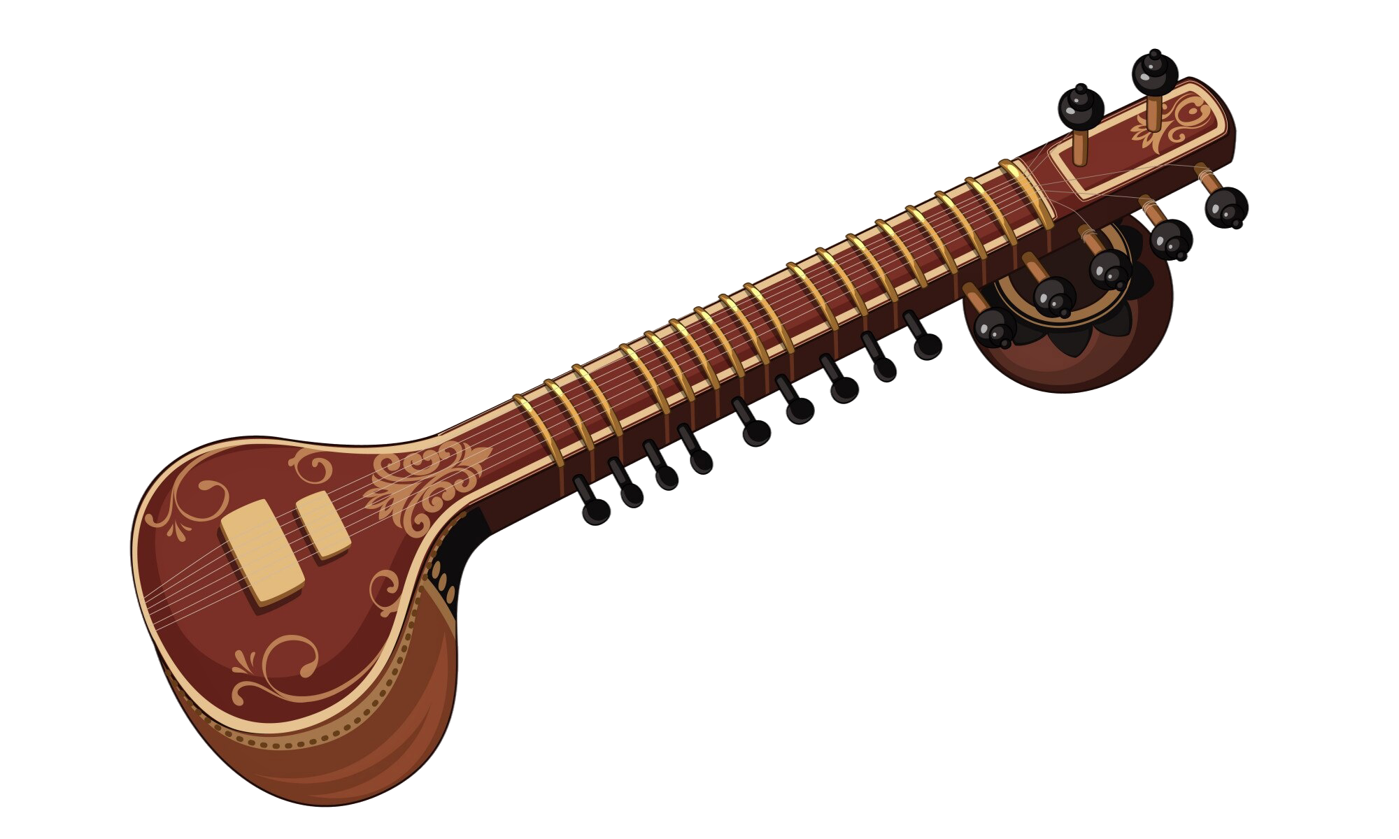 beautiful-sitar-classical-music-instrument